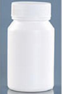 Quality 75g Plastic Medicine Bottles Screw Cap , Inclined Neck Empty Plastic Containers wholesale