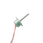High Resolution Permanent Magnet Stepper Motor 15mm Long Screw Shaft for Medical