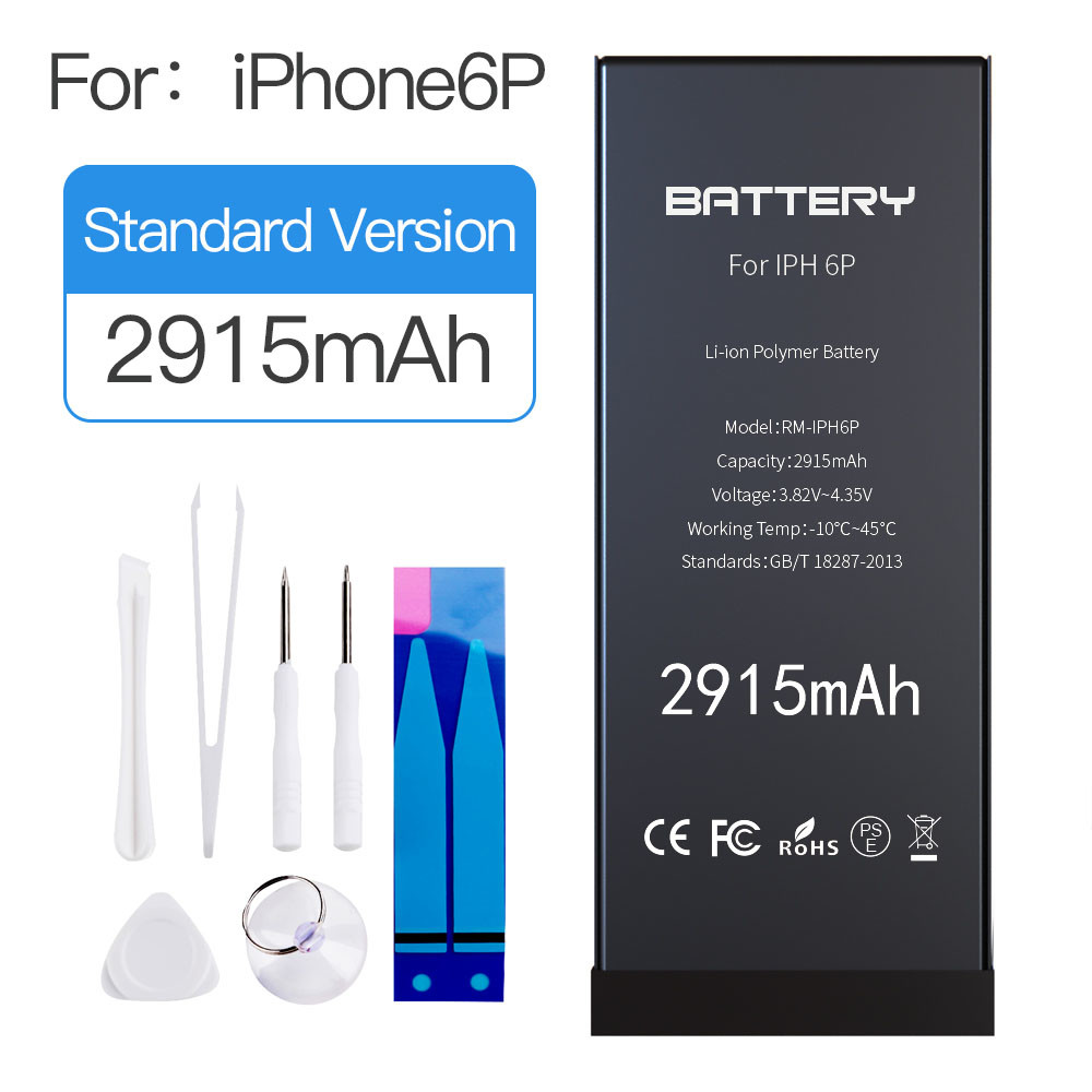 capacity 1810mah certificate mobile phone battery for iphone 6 plus battery
