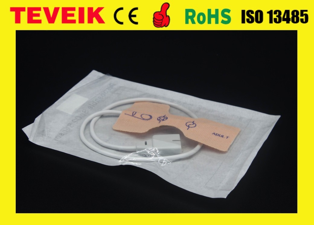 3ft Adult Pvc Disposable SpO2 Sensor For Datascope Patient Monitor
