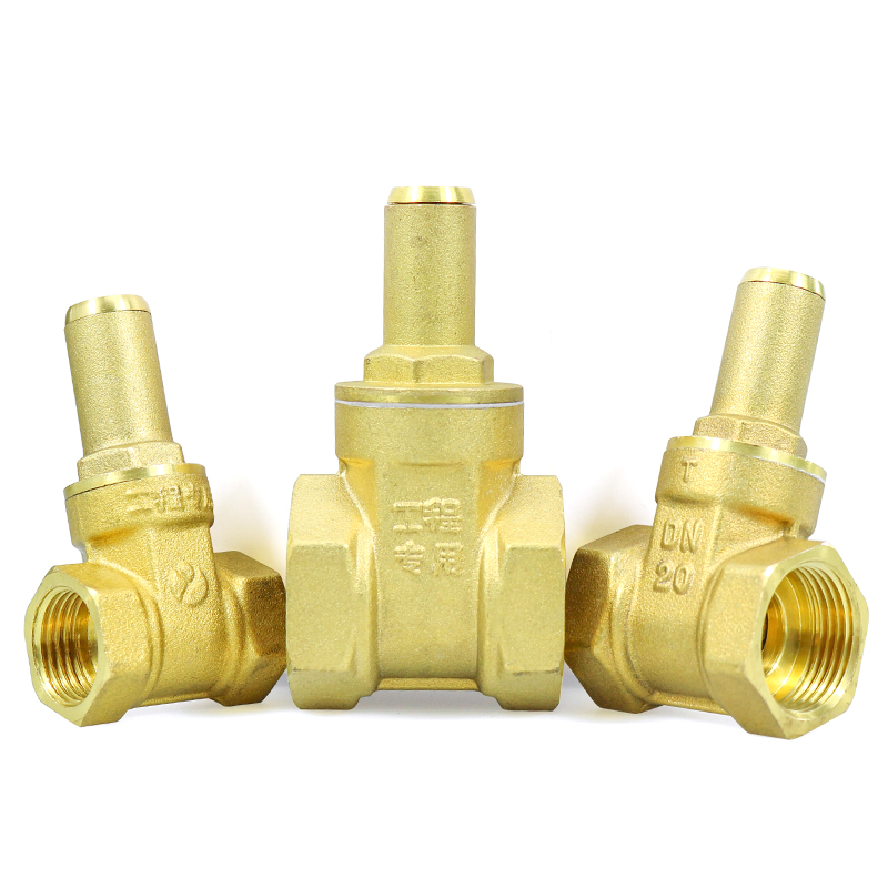 Brass Water Meter Gate Valve 2 Inch 3 Inch 4 Inch Triangle Gate Valve