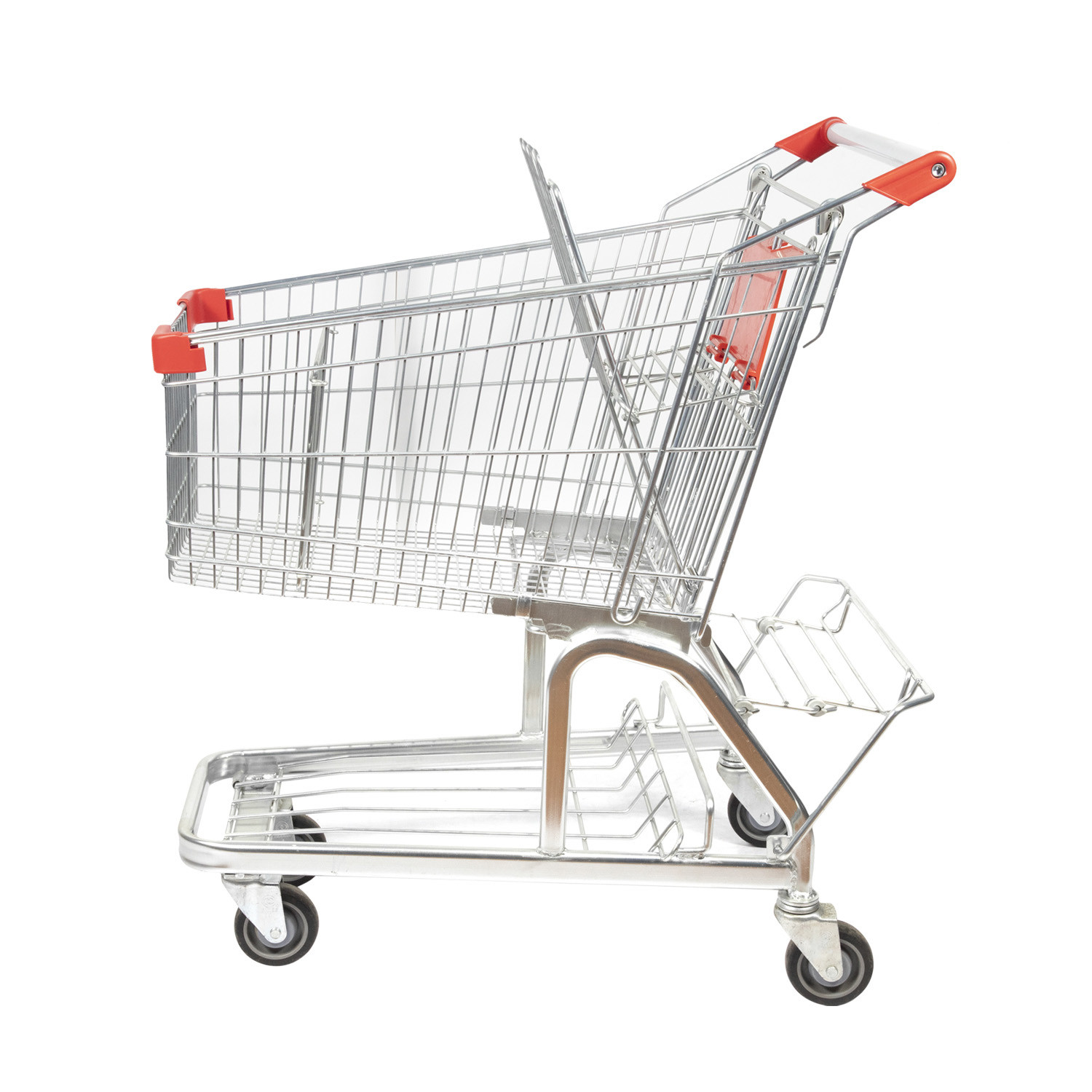 German Style Large Capacity Supermarket Metal Cart Carrying Heavy High Quality Wholesale