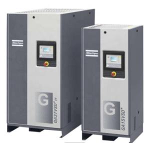 Quality VSD Oil Injected Rotary Atlas Screw Air Compressor G26VSD+ FF 26kw wholesale