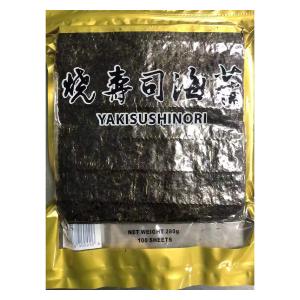 Quality Roasted Sushi Seaweed Dried Nori Sheets 100 Per Bag wholesale