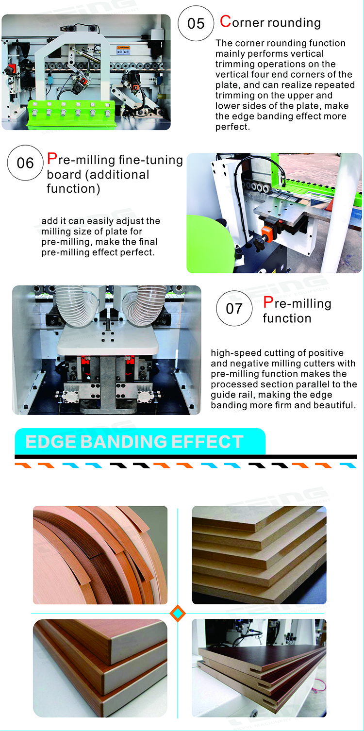 SKDT465 Edge Banding Machine from KDT with Fully Automatic Working Methods and 0.6Mpa