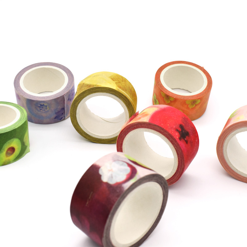 No Color Fading Tearable Adhesive Skinny Washi Tape