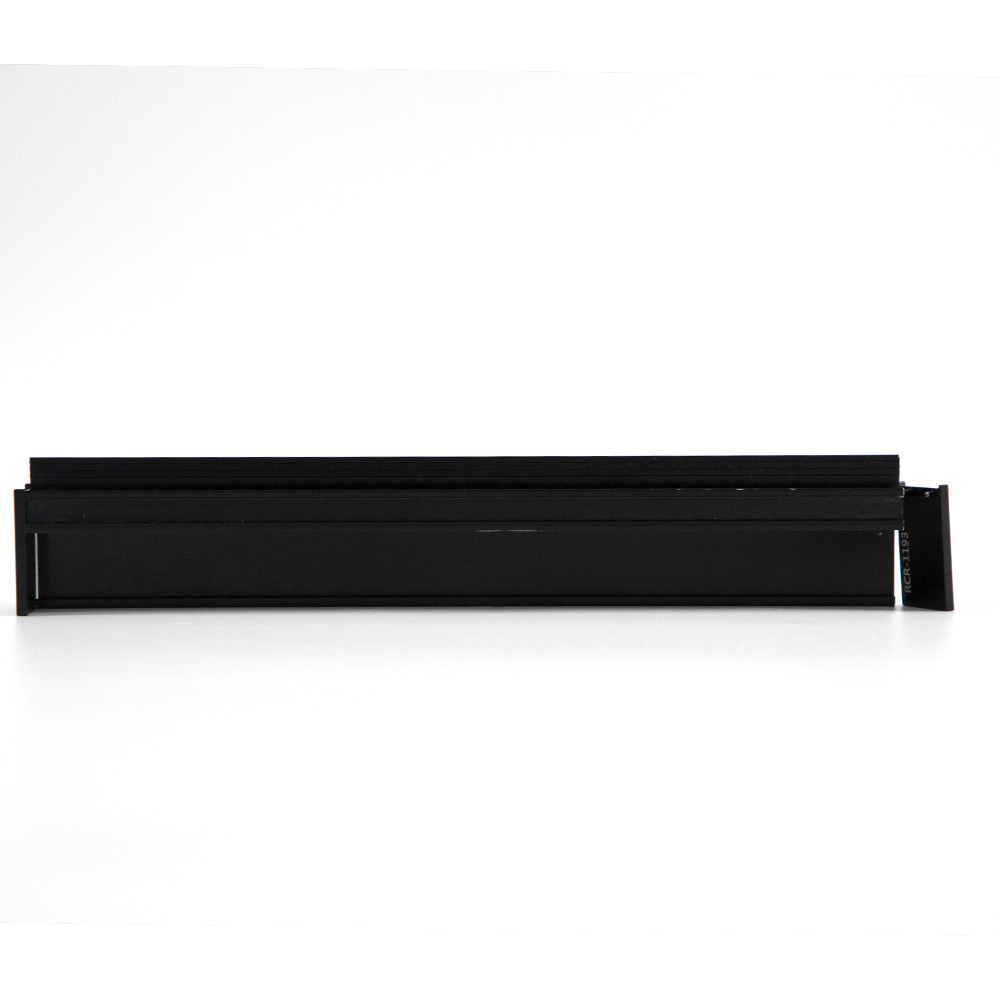 Cabinet Square Hidden Pull Handles Black 18mm Thickness for Living Room