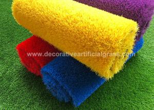 Quality 35mm Colorful Artificial Grass Lawn 5 / 8&quot; For Kindergarten wholesale
