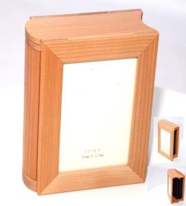 Quality 3.5&quot;x5&quot; Maple wood Photo Album wholesale