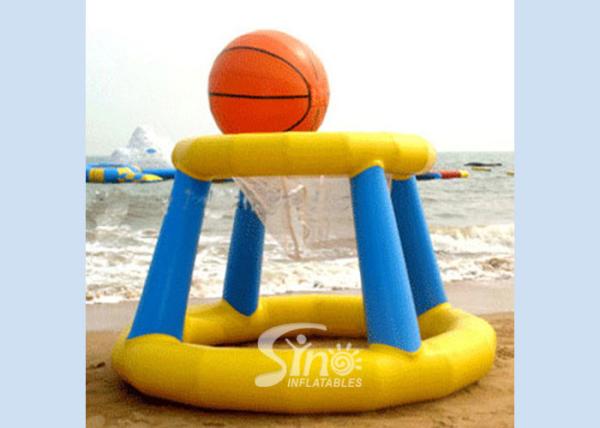 Beach parties giant monster inflatable basketball hoop for kids water park