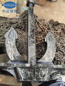 Quality 300KG to 46000KG Marine Hall Anchor with IACS cert. Black Painted Stockless Anchor wholesale