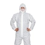 Breathable Disposable Non Woven Coverall 25gsm-70gsm Safety Protection Clothing