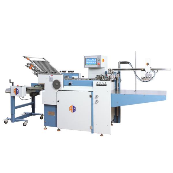Cheap 380 Volt Belt Driving Paper Folding Equipment With Automatic Feeder for sale
