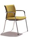 Ergonomic Leather Boardroom Chairs Stacking Conference Room Chairs