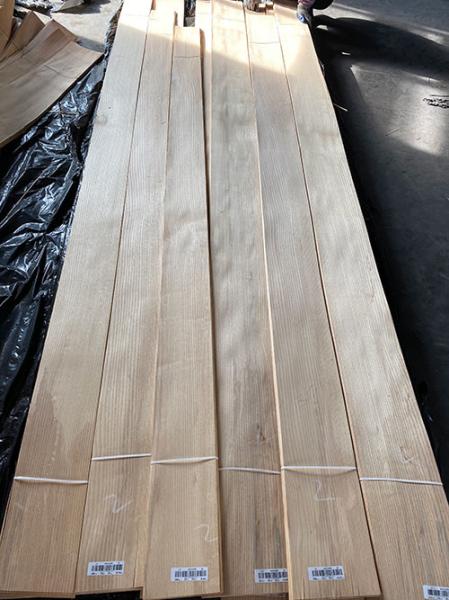 MDF Flat Cut Wood Veneer, Fine American White Ash Wood Veneer: Panel B, Quarter