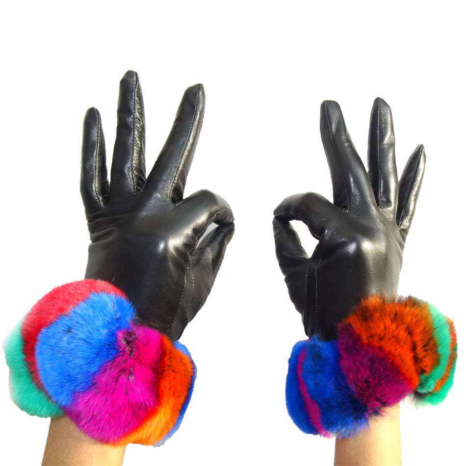 Wholesale daily life usage leather hand gloves