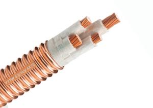 Quality Light / Heavy Duty Fire Resistant Cable Four Core Copper Metallic Sheath wholesale