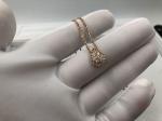 diamonds necklace 18kt gold with yellow gold