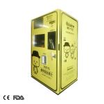 commercial center yellow 220V 50HZ orange juicer vending machine