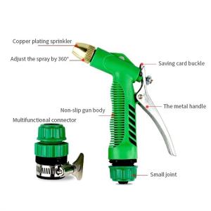 Quality Brass Home Extension Hose High Pressure Garden Water Guns Set Car Washer 3/4 inch Diameter wholesale