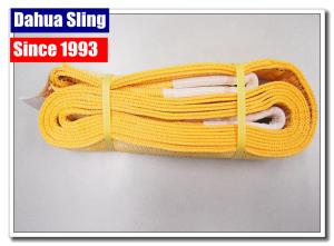 Quality Adjustable Polyester Lifting Slings Flat Eye Sling Wide Bearing Surface wholesale