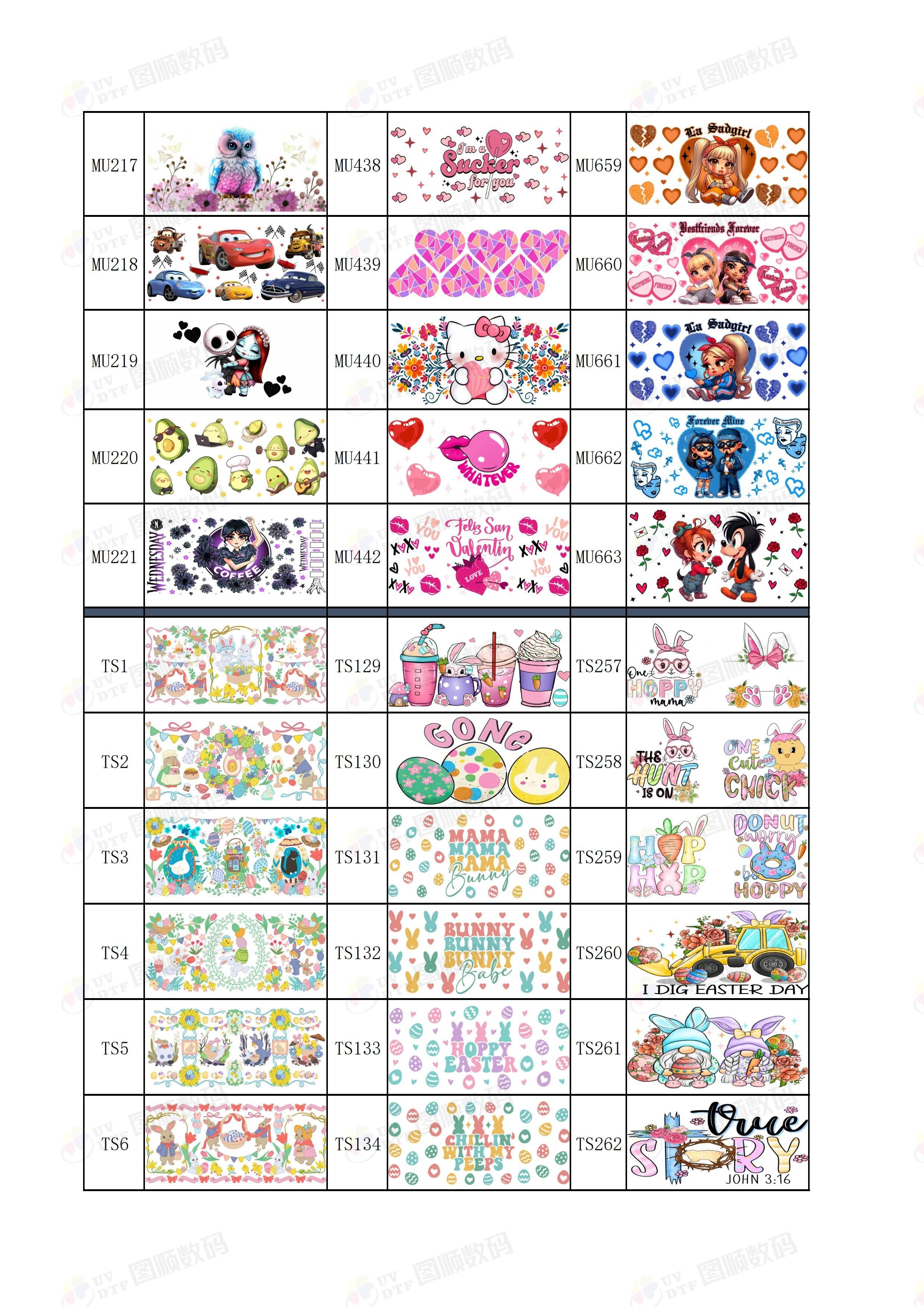 OEM Wholesale Ready To Transfer Christmas UV DTF Cold Cup Wraps transfers Custom Design uvdtf cup wraps for 12oz 16oz 24