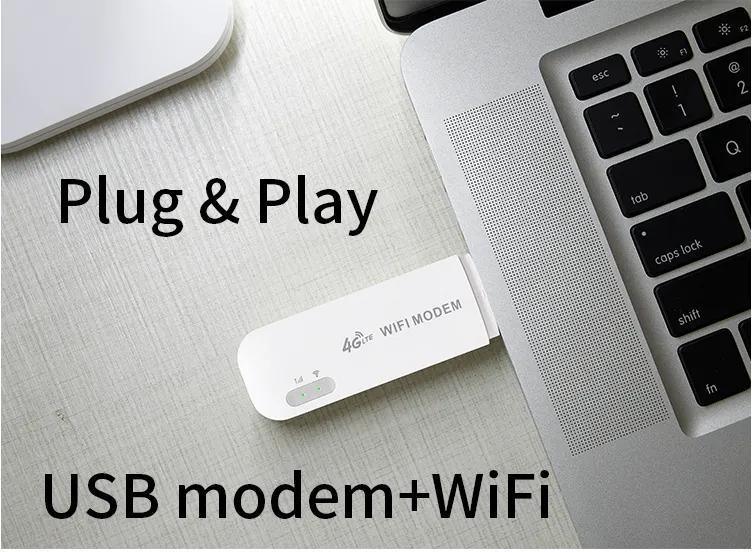 Unlock Mf783 Cat4 150Mbps 4G USB WiFi Modem LTE Dongle with B1/B3/B5/B7/B8/B20/B40