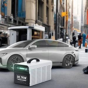 Quality 7KW DC EV Charging Station 220V Portable for Fast Electric Vehicle Charging Outdoors wholesale