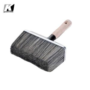 Quality 60x160mm Nylon Bristle Paint Brushes Wall Paper With Wood Iron Handle wholesale