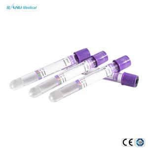 Quality CE ISO Medical EPGT Tube Vacuum Blood Test Collection Tube With Lavender Top wholesale