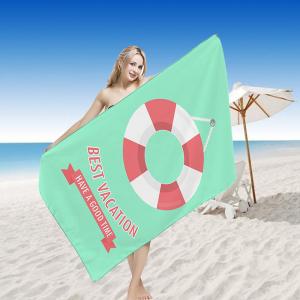 Quality Digital Printed Quick Dry Beach Towel , Travel Beach Towel Promotional Large Thick wholesale