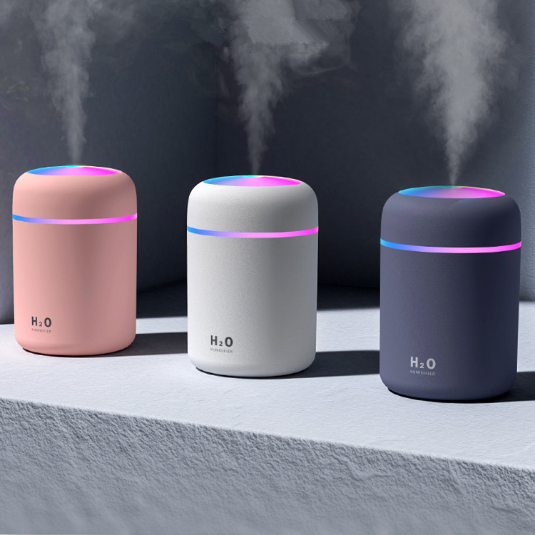 Timing Function 300ml Portable USB Powered Ultrasonic Spray Mist H2O Air Humidifier