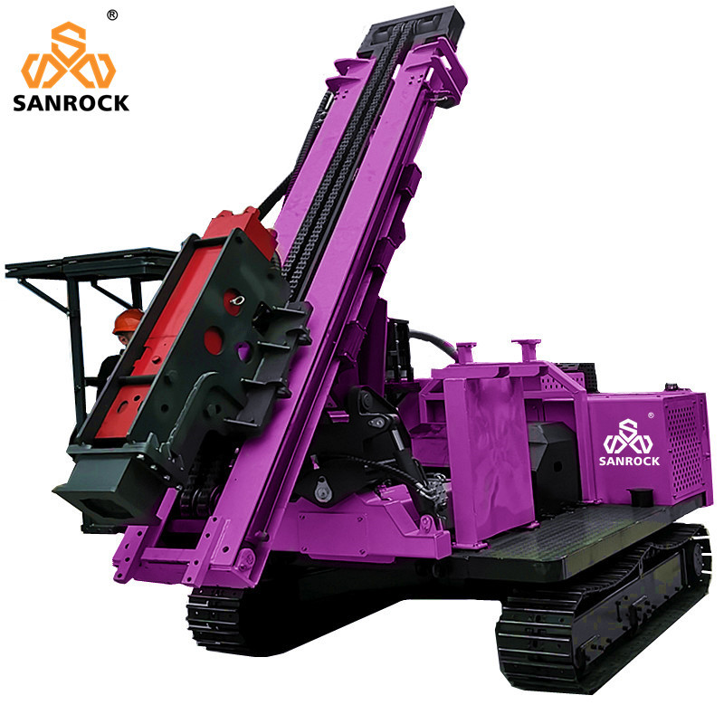 Solar Photovoltaic Pile Drilling Machine Hydraulic Static Pile Driver Vibratory Hammer Pile Driver Machine