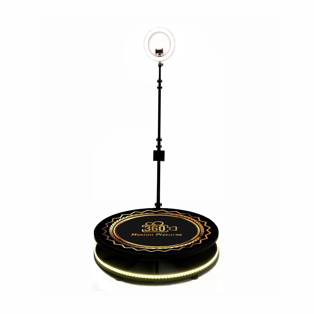 360 Degree Selfie Camera Photo Booth Stand Automatic With LED Light