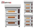 Stainless Steel Commercial Bakery Kitchen Equipment Three Deck Oven