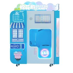 Quality Touch Screen Vending Machine Combo Sweet Floss Marshmallow Mall Cotton Candy Snack wholesale