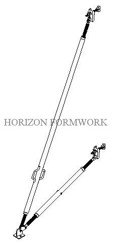 High Efficient Jump Form Formwork System Crane Lifted Steel Raw Material