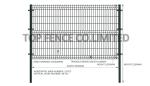 3D wire mesh fence panels
