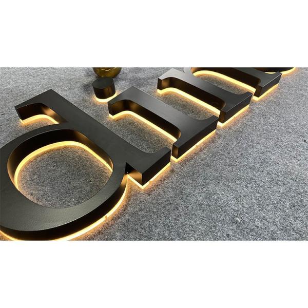 LED Luminous Characters Acrylic Borderless Luminous Logo Door Sign Luminous