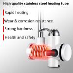 3-5s Fast Electric Faucet 220V Electric Instant Water Heater Tap For Bathroom