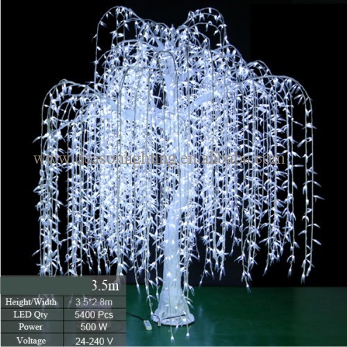 3.5m artificial tree light/led willow tree