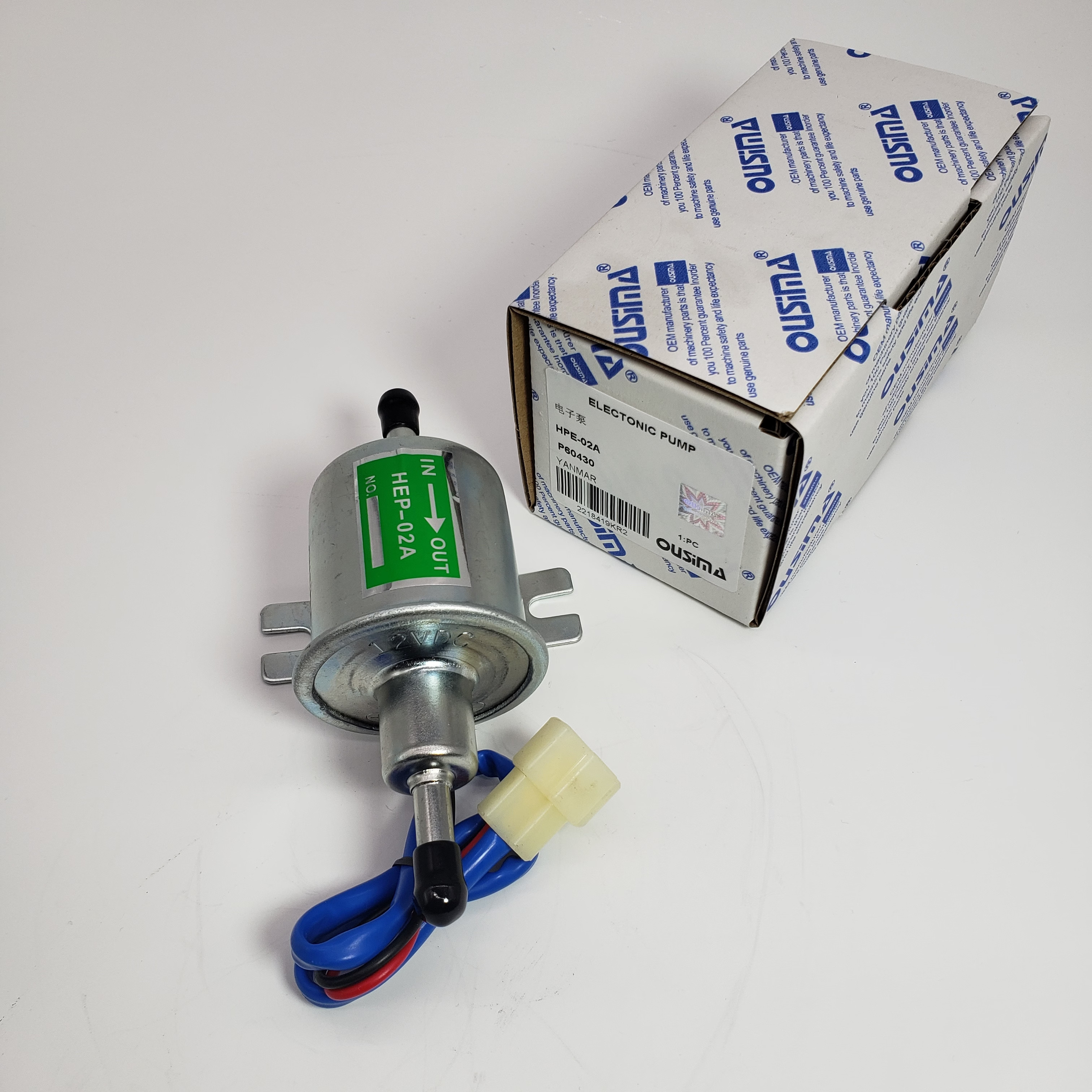 Ousima Electric Fuel Pump HPE-02A P60430 12V For YANMAR