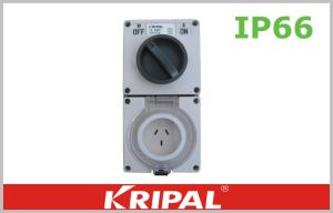 Quality 10A IP66 Weatherproof Switch Socket Outlet 250V Rotary Power Switch wholesale