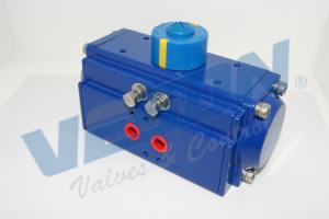 Quality EPOXY Coated Pneumatic Rack And Pinion Actuator For Ball / Butterfly Valve wholesale