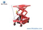500kg Low Profile Mobile Lift Table Double Scissor Light Duty Small Electric