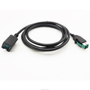 Quality Custom Logo 24V PoweredUSB Cable 12V Male To Female Extension Cable wholesale