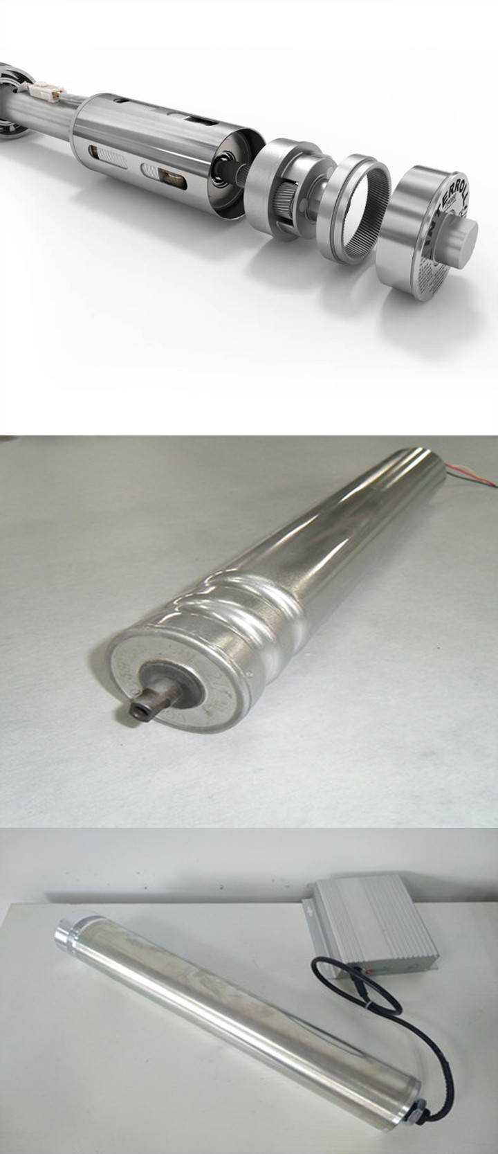 Flexible Small Diameter Conveyor Rollers , Aluminum Conveyor Rollers
