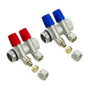 Quality Customized Brass Pex Manifold For Floor Heating System 2-12ways wholesale