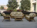 6pcs luxury garden rattan furniture