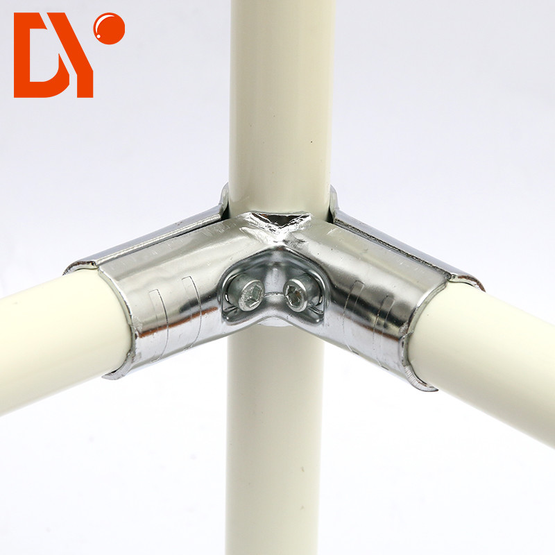 Anti - Rust Lean Tube Connector 1.0mm Thickness 2 Phase For Various Pipe Systems